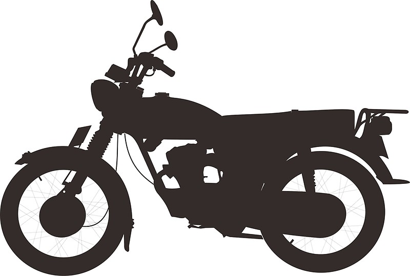 800x539 Honda Cb 125 K5 Silhouette Photographic Prints By Theartofformer