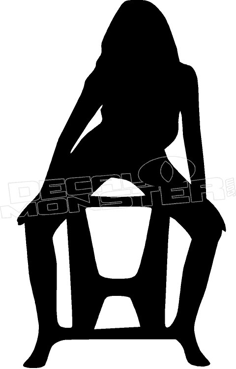 480x752 Honda Hot Girl Decal Sticker