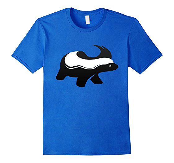 562x526 Silhouette Honey Badger T Shirt Clothing