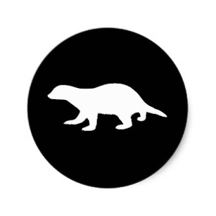 307x307 Honey Badger Silhouette Gifts On Zazzle Ca