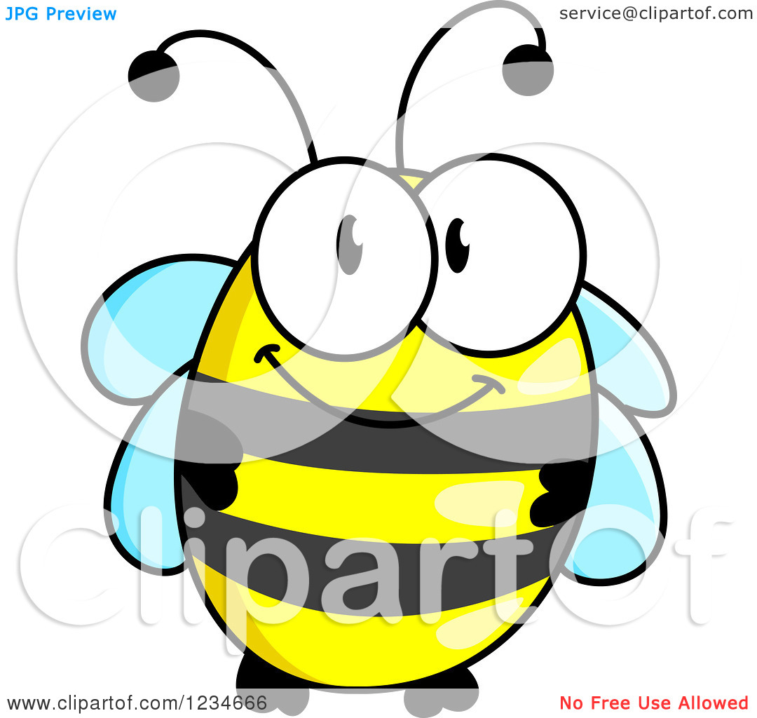 1080x1024 Cute Honey Bee Silhouette