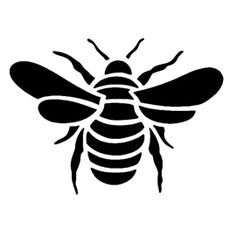 Honey Bee Silhouette at GetDrawings | Free download