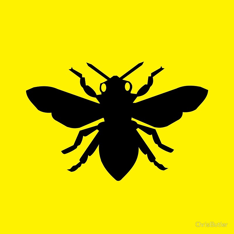 800x800 Bee Silhouette Throw Pillows By Chrisbutler Redbubble
