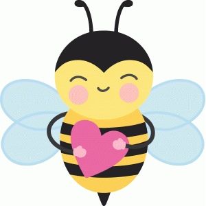 300x300 Honey Bee Silhouette Design, Scrap And Clip Art