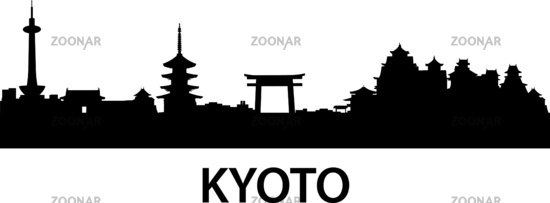 550x203 Photo Skyline Kyoto Image