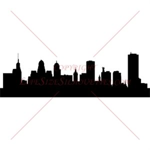 300x300 Buffalo Skyline Silhouette Vector Images, Illustrations
