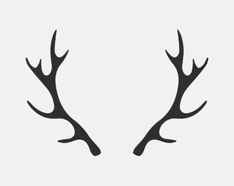 340x270 Horns Clipart Deer Antler