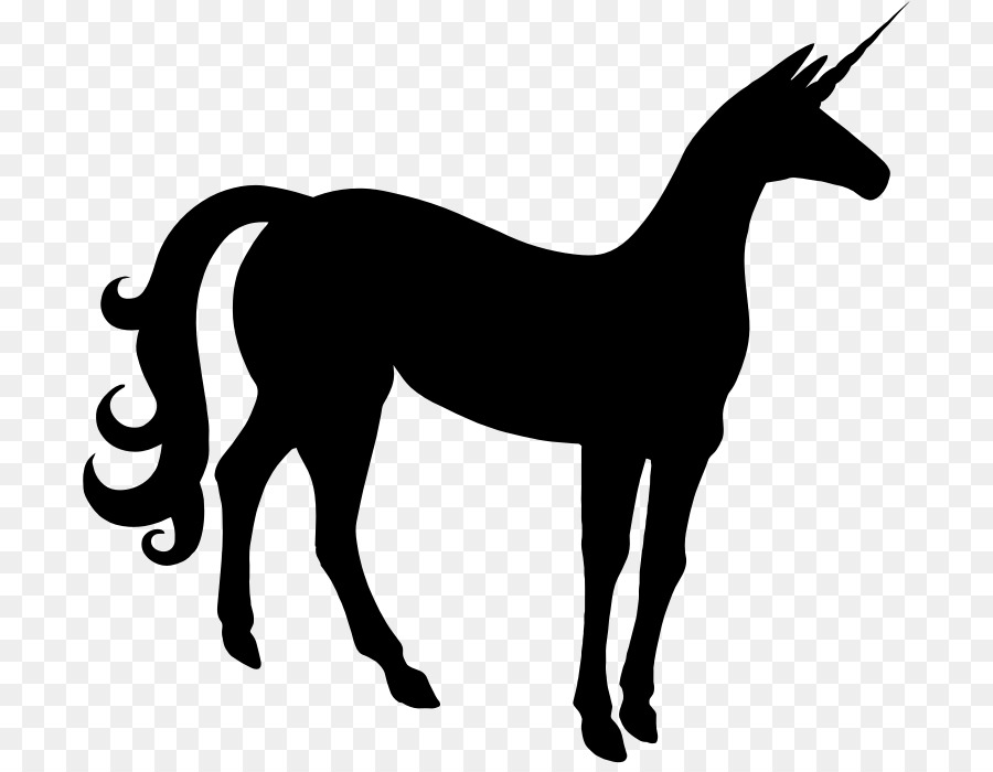 900x700 Horse Unicorn Silhouette Clip Art