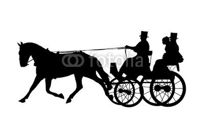 400x235 Horse And Carriage Wedding 5 Silhouettes