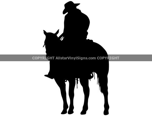 Horse And Cowboy Silhouette at GetDrawings | Free download