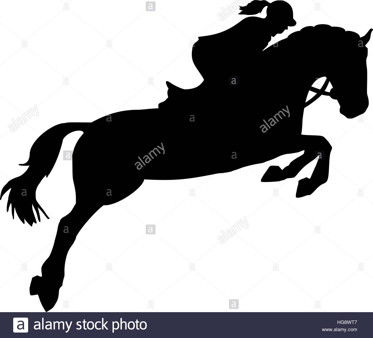 1300x1177 Show Jumping Silhouette With Woman Stock Vector Art Amp Illustration