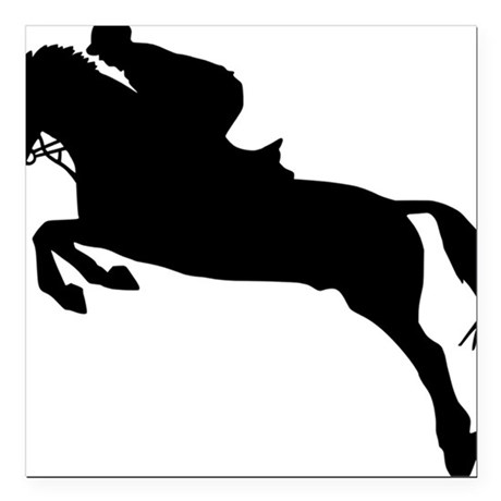 460x460 Horse Jumping Car Magnets