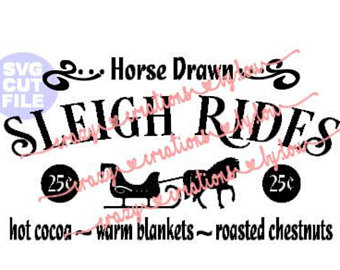 340x270 Sleigh Rides Svg Etsy