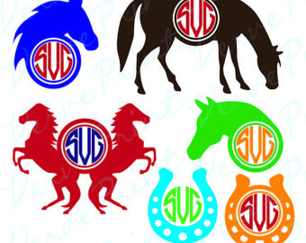 340x270 Silhouette Horse Etsy