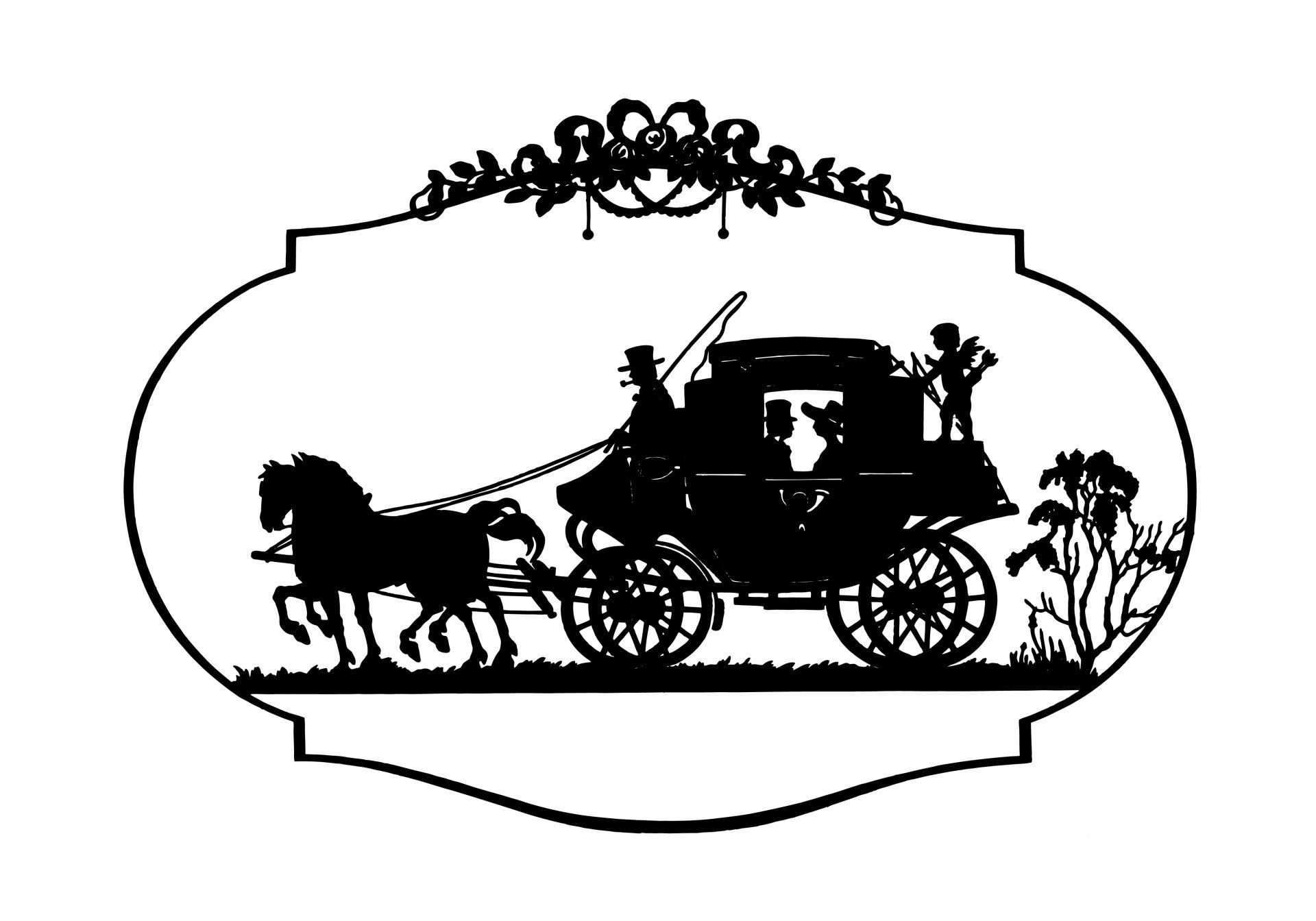 1920x1344 Horse Amp Carriage Vintage Clipart Free Stock Photo Hd