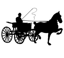 220x200 Horse Drawn Carriage Clipart