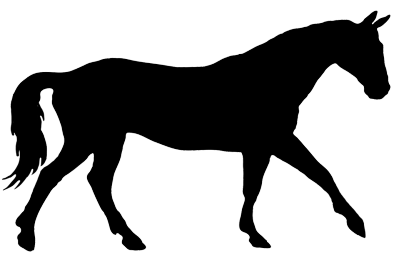 409x262 Horse Silhouette