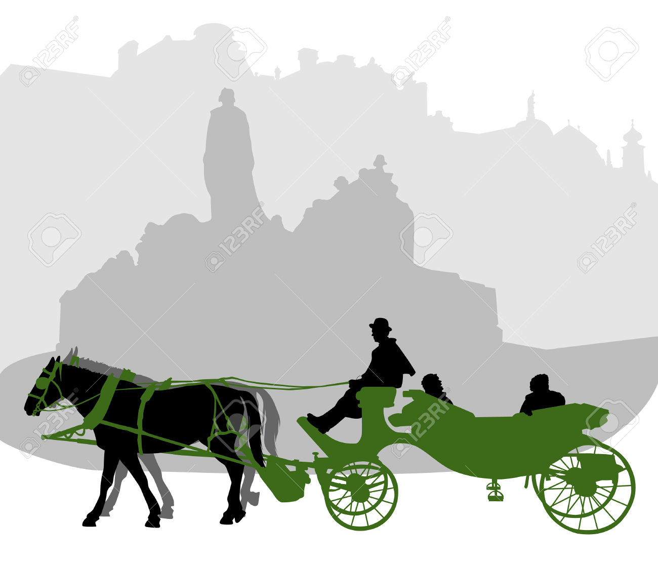 1300x1114 Old Town Clipart Silhouette