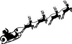 236x145 Free Svg File Download Santa And Sleigh Cricut Svg