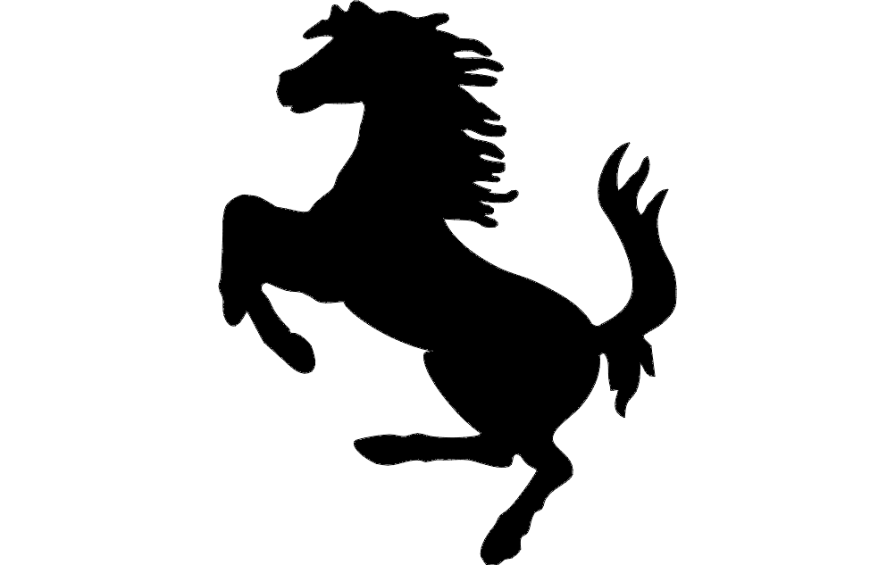 1002x633 Horse Galloping Silhouette Dxf File Free Download