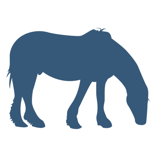 512x512 Horse Graze Silhouette