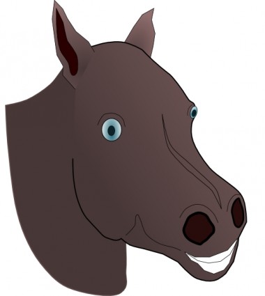 380x425 Horse Head Clip Art Free Vectors Ui Download