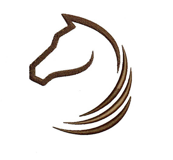 570x526 Horse Embroidery Design Horse Head Embroidery Design Horse Ouline
