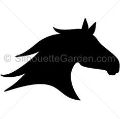 236x234 Horse Head Silhouette