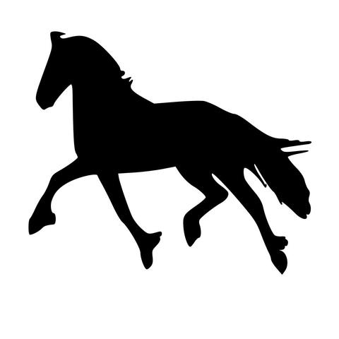 480x480 Horse Silhouette Artistry Of The Horse