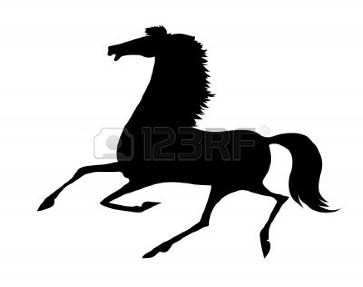 1200x948 Running Horses Silhouette Clipart Panda
