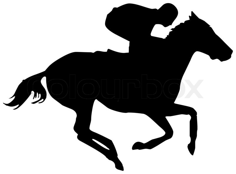 800x592 Silhouette Horse On White Clipart Panda