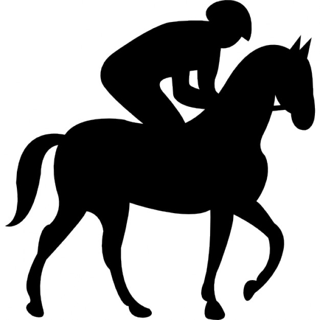 626x626 Walking Horse With Jockey Icons Free Download