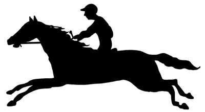 Horse Jockey Silhouette at GetDrawings | Free download