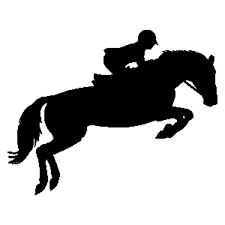 225x225 Jumping Horse Silhouette