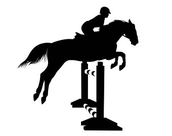 Horse Jumping Silhouette at GetDrawings | Free download