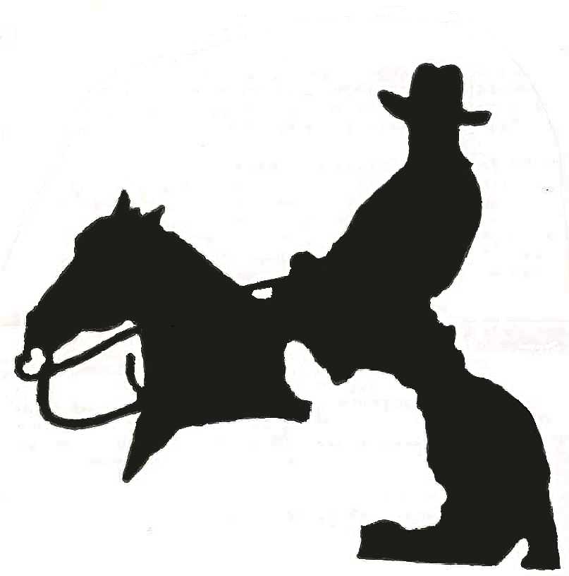 807x816 Reining Horse Silhouette 101 Clip Art