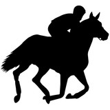 Horse Race Silhouette at GetDrawings | Free download