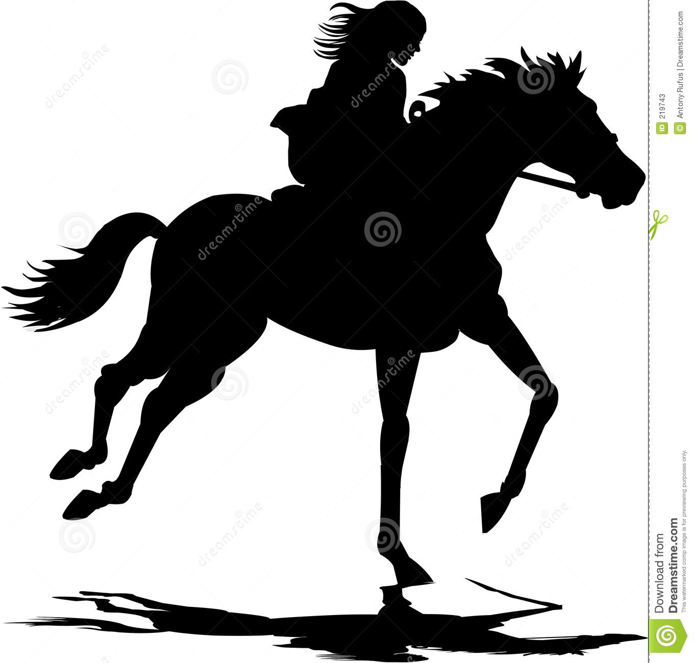 Horse Rider Silhouette at GetDrawings | Free download