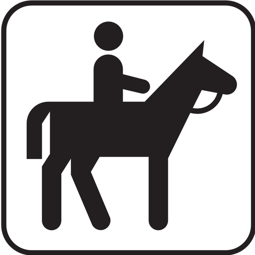 500x500 7054 Horse Riding Silhouette Clip Art Public Domain Vectors