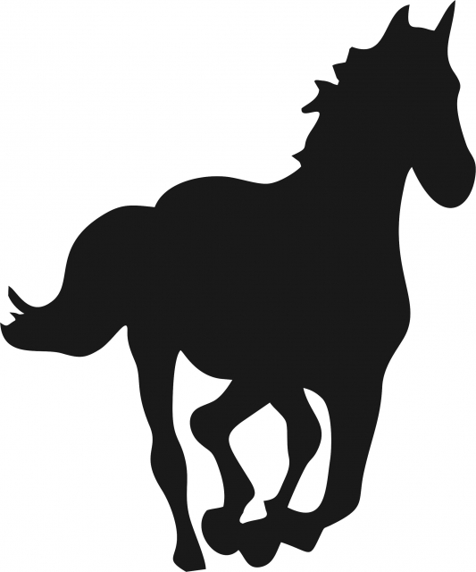 533x640 Horse Running Silhouettes Laser Cut Appliques