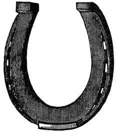 236x270 Horse Shoe Silhouette Clip Art