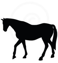 189x206 The Horse Head Outline Logo Icon Premium Clipart