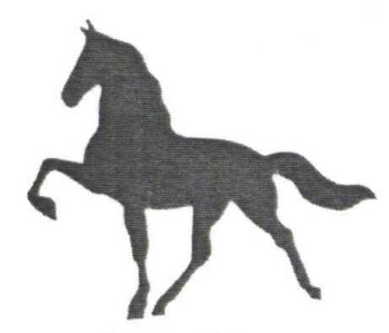 350x299 Racking Horse Clip Art