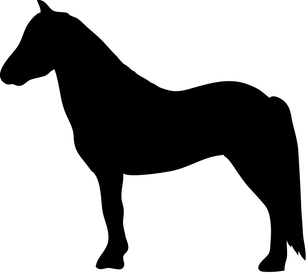 1200x1067 Silhouette Of Standing Horse Silhouet Silhouettes