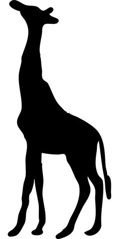 236x472 Free Giraffe Clip Art Image Silhouette Of A Giraffe In Africa