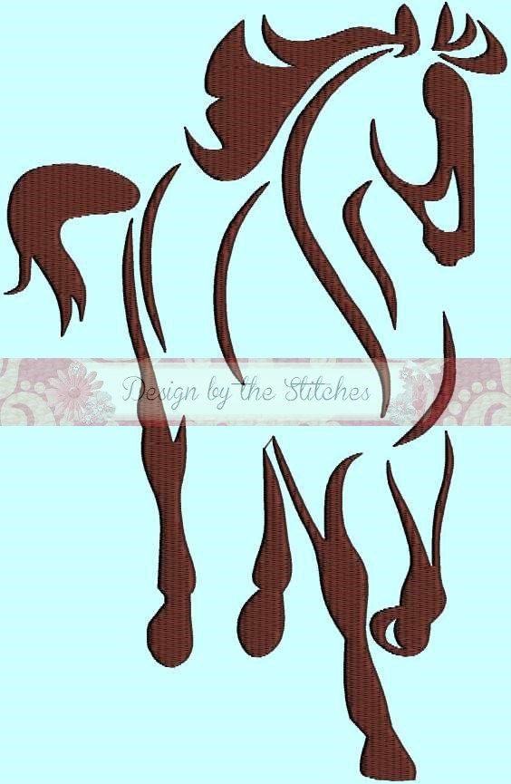564x865 Horse Silhouette Horse Abstract Horse By Designbythestitches