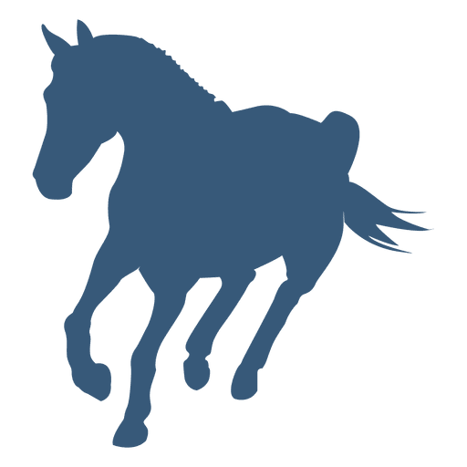 512x512 Turning Horse Silhouette