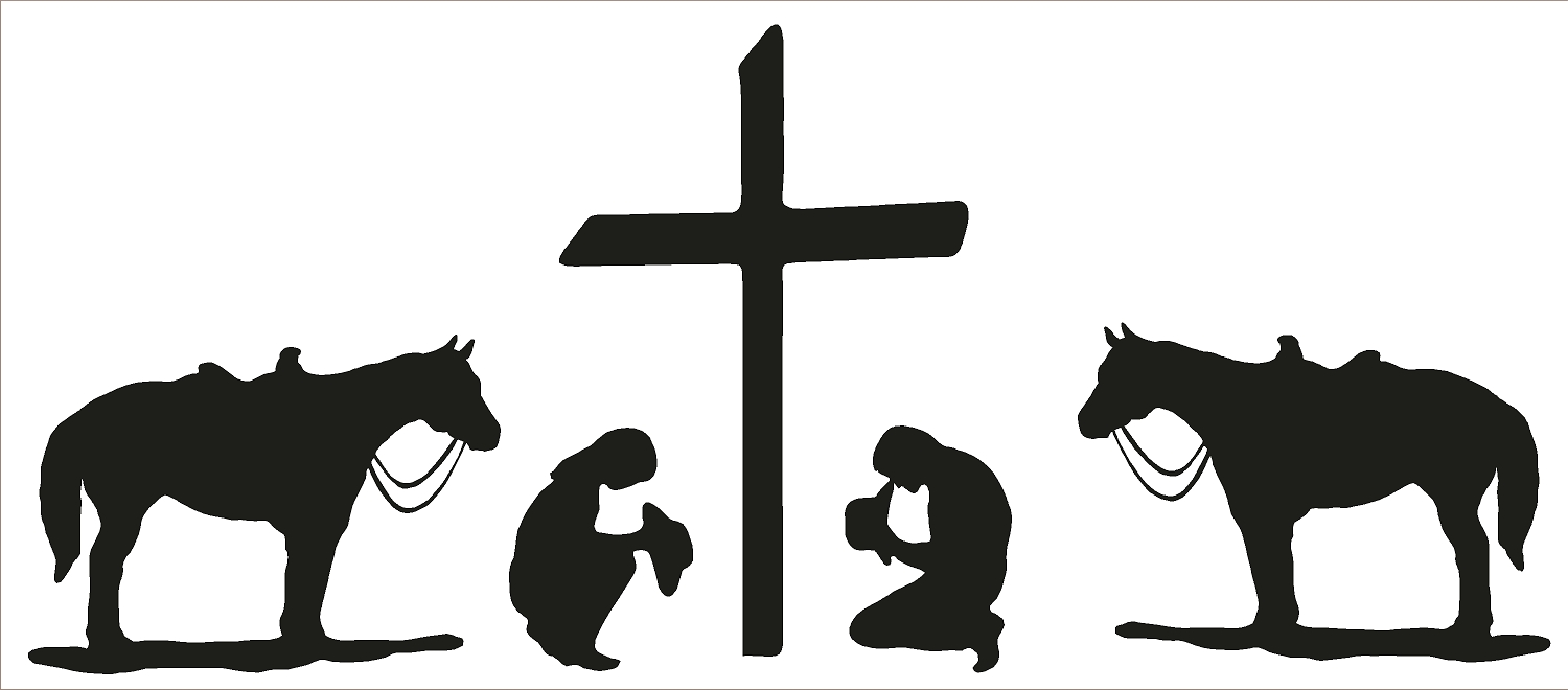 1500x660 Cowboy Clipart Prayer