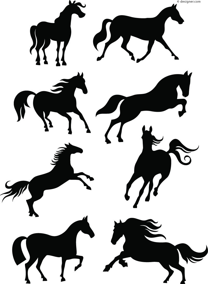 Horse Silhouette Vector