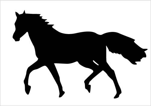 501x352 Horse Silhouette Vector Cipart Download Running Horse Vector